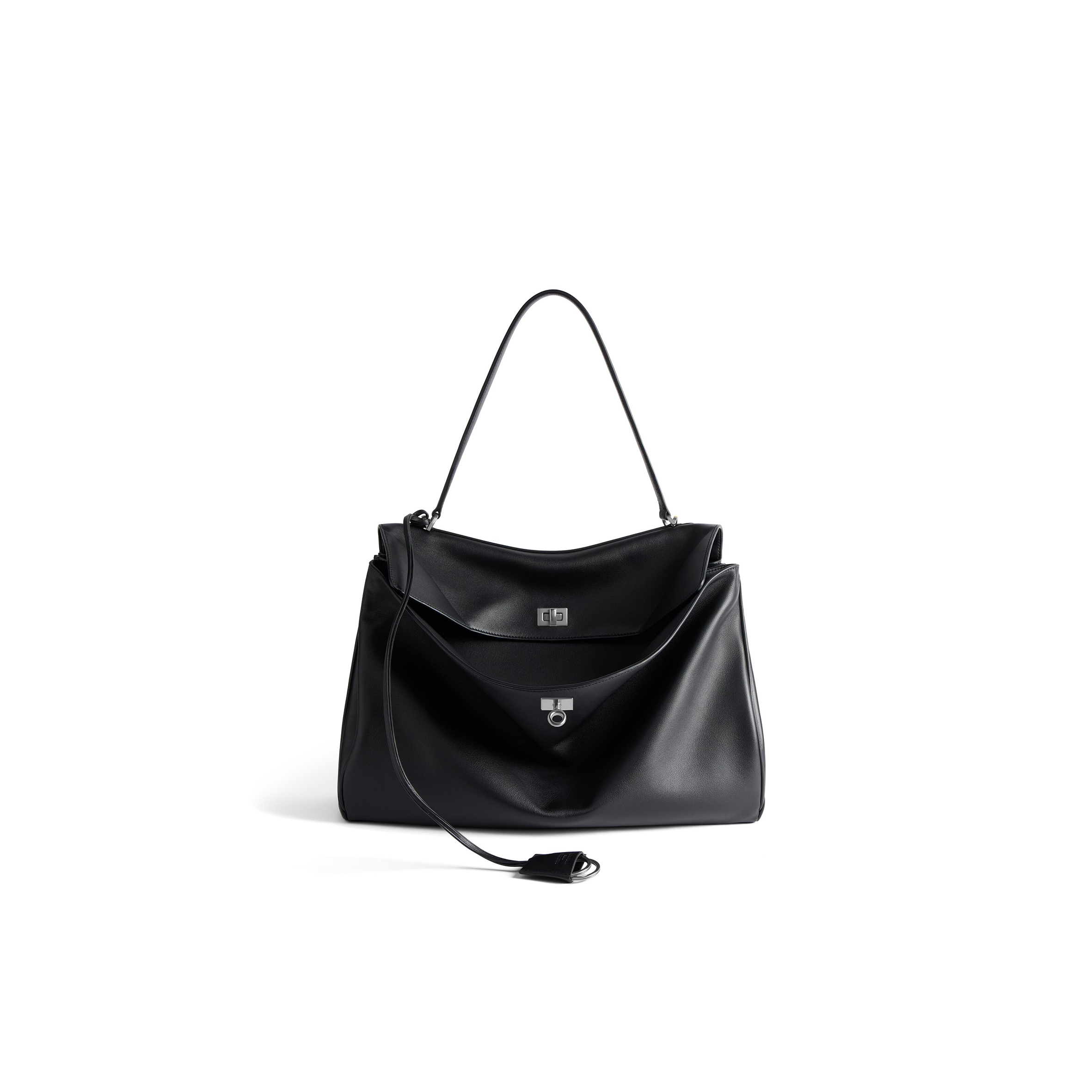 Ba*len*cia*ga women''s rodeo large handbag in black (40*30*13cm)